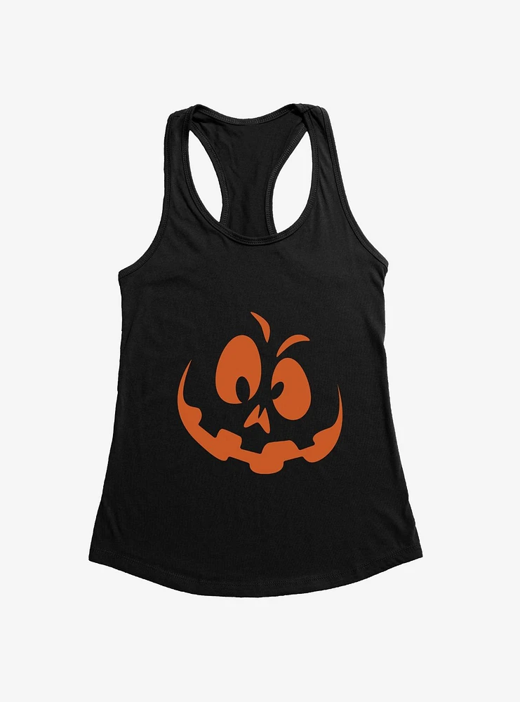 Halloween Loopy Jack-O'-Lantern Girls Tank