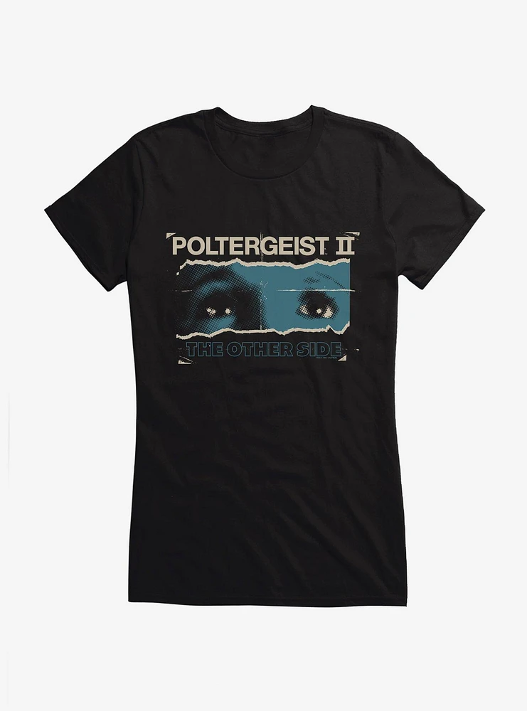 Poltergeist II Carol Anne's Eyes Girls T-Shirt