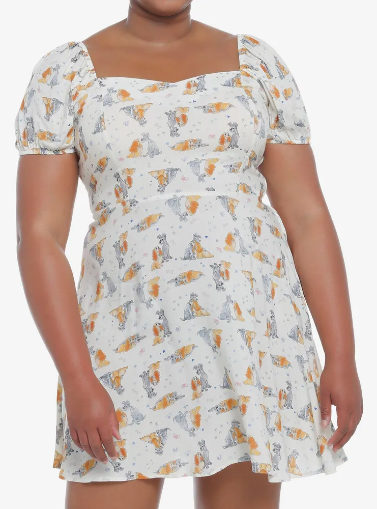 Disney Lady And The Tramp Sweetheart Dress Plus Size