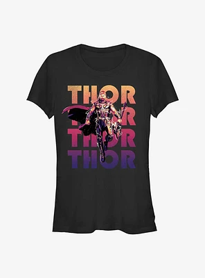 Marvel Thor: Love and Thunder God of Lightning Girls T-Shirt