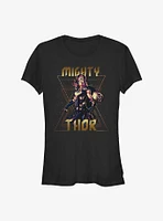 Marvel Thor: Love and Thunder Metal Mighty Thor Girls T-Shirt