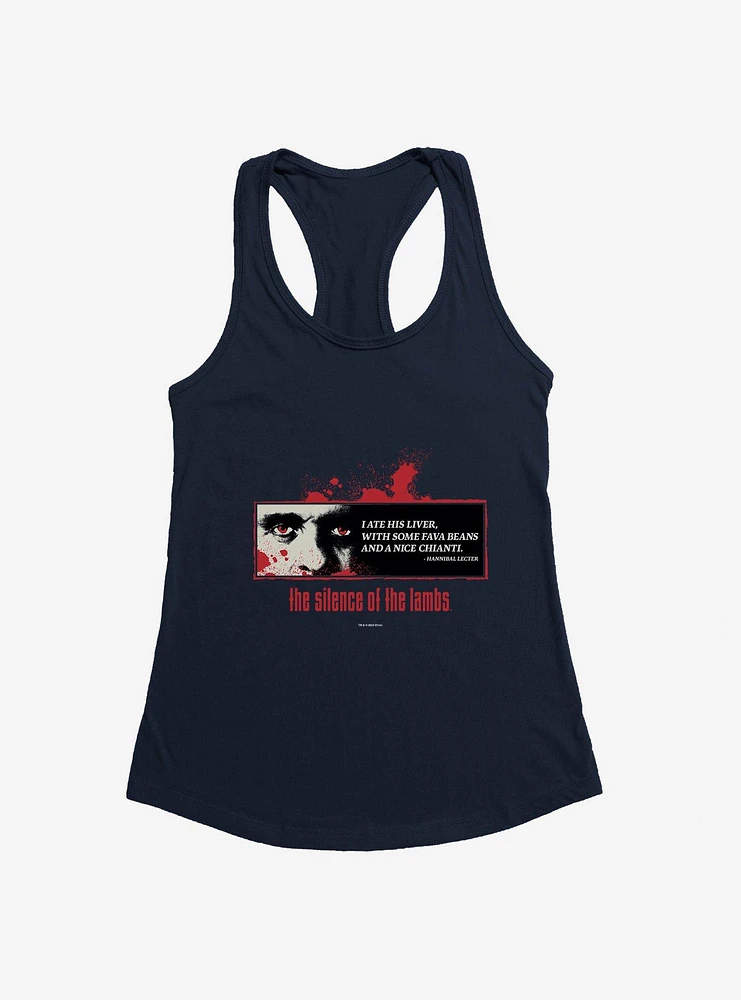 The Silence Of Lambs I Ate His Liver Girls Tank