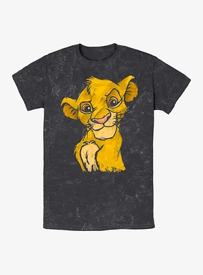 Disney The Lion King Simba Crown Prince Mineral Wash T-Shirt