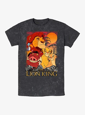 Disney The Lion King Poster Mineral Wash T-Shirt