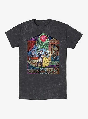 Disney Beauty and the Beast Glass Mineral Wash T-Shirt