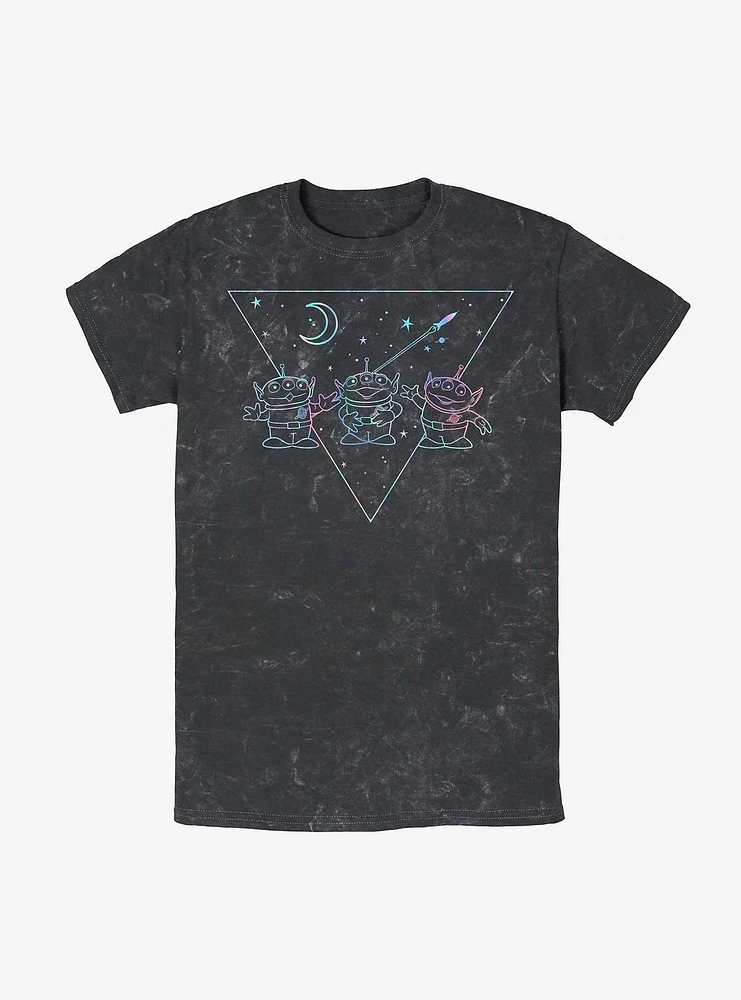 Disney Pixar Toy Story Alien Galaxy Mineral Wash T-Shirt