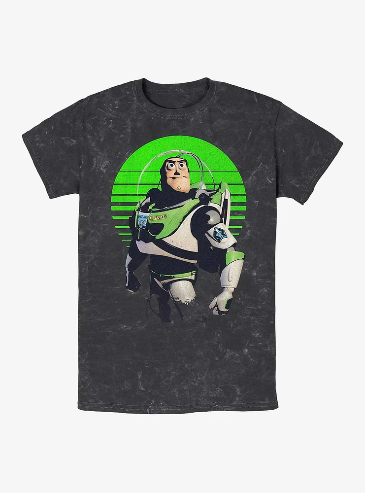 Disney Pixar Toy Story Buzz Lightyear Sight On Stars Mineral Wash T-Shirt