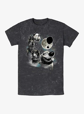 Disney Pixar Up Dug Moon Mineral Wash T-Shirt