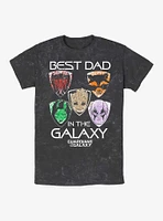 Marvel Guardians of the Galaxy Best Dad Mineral Wash T-Shirt