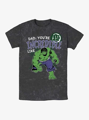 Marvel Incredible Hulk Like Dad Mineral Wash T-Shirt