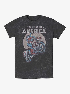 Marvel Captain America Mineral Wash T-Shirt