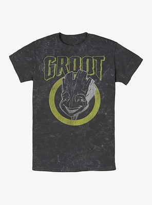 Marvel Grunge Groot Mineral Wash T-Shirt