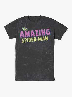 Marvel The Amazing Spider-Man Mineral Wash T-Shirt
