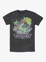 Marvel Vacay Avengers Mineral Wash T-Shirt