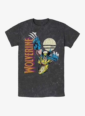 Marvel Wolverine Night Mineral Wash T-Shirt