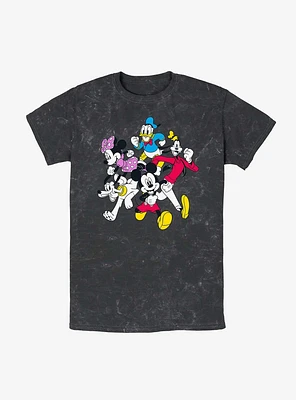 Disney Mickey Mouse & Friends Run Mineral Wash T-Shirt