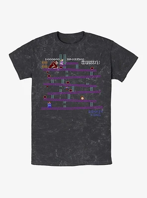 Nintendo Donkey Kong Pixels Mineral Wash T-Shirt