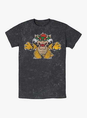 Nintendo Just Bowser Mineral Wash T-Shirt