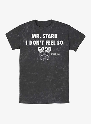 Marvel Spider-Man I Don't Feel So Good Mineral Wash T-Shirt