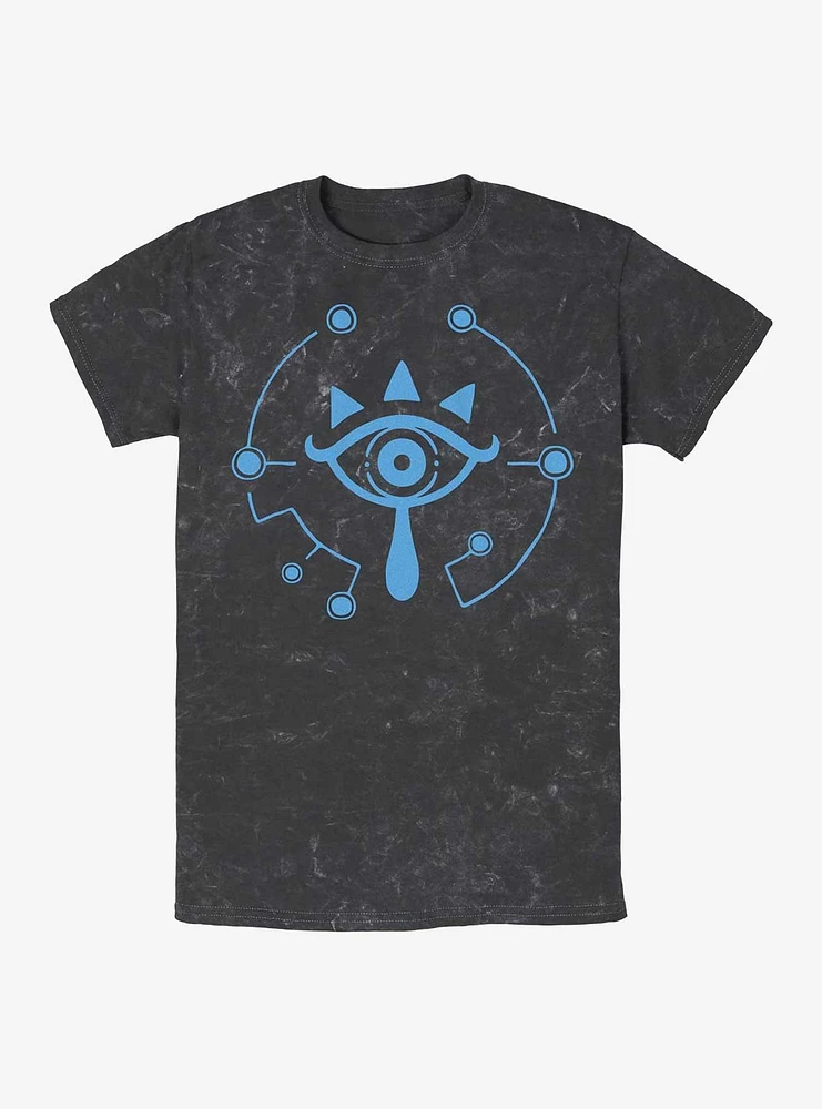 Nintendo Zelda: Breath of the Wild Eye Mineral Wash T-Shirt