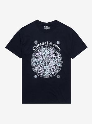 Celestial Bodies Diagram Boyfriend Fit Girls T-Shirt