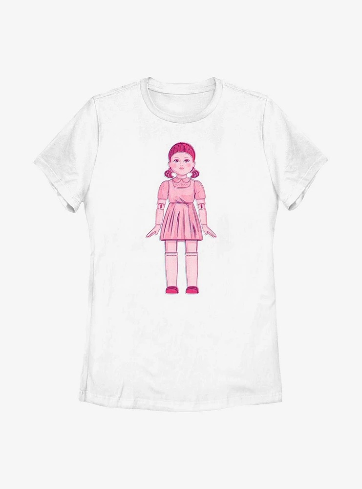 Squid Game Creepy Doll Womens T-Shirt