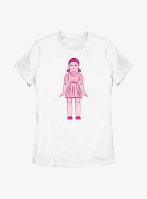 Squid Game Creepy Doll Womens T-Shirt