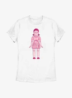 Squid Game Creepy Doll Womens T-Shirt