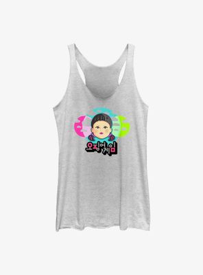 Squid Game Cartoon Doll Womens Tank Top