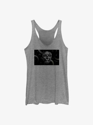 Squid Game Mask And Shapes Womens Tank Top