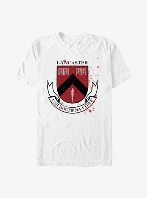 First Kill Blood Splatter Lancaster Crest T-Shirt
