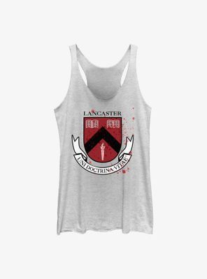 First Kill Blood Splatter Lancaster Crest Womens Tank Top