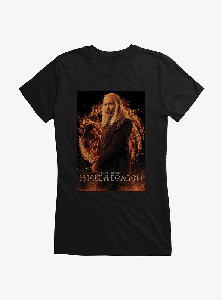 House Of The Dragon Viserys I Targaryen Girls T-Shirt