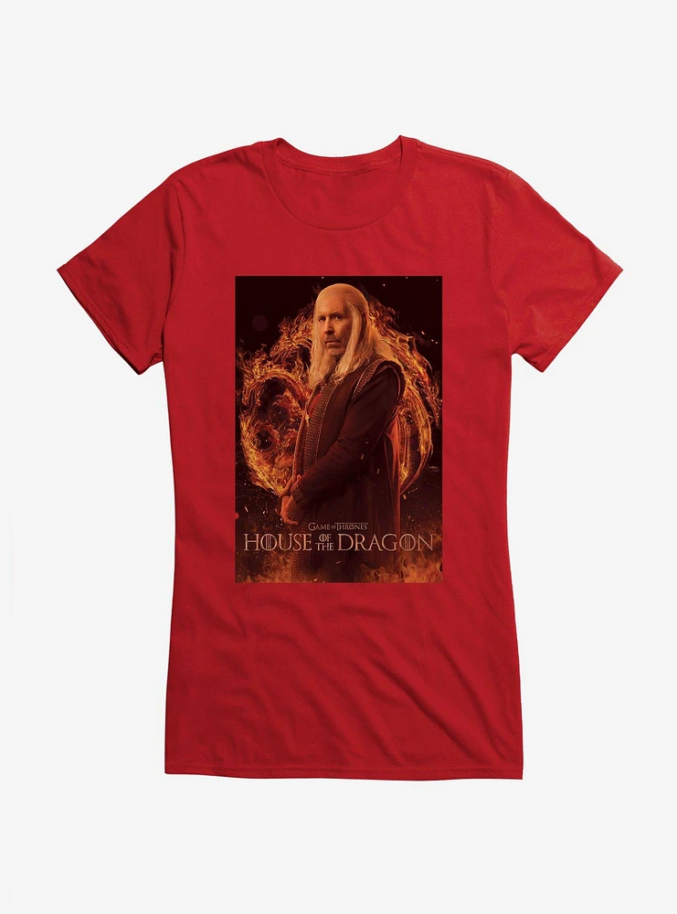 House Of The Dragon Viserys I Targaryen Girls T-Shirt