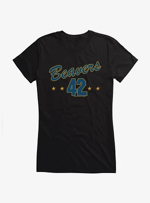 Teen Wolf Beavers 42 Girls T-Shirt