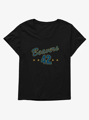 Teen Wolf Beavers 42 Girls T-Shirt Plus