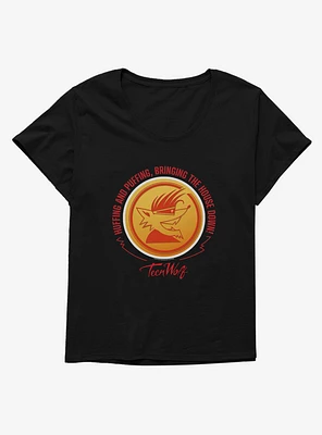 Teen Wolf Huffing and Puffing Girls T-Shirt Plus