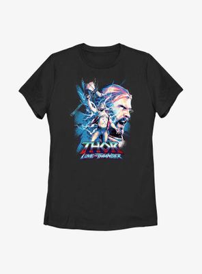 Marvel Thor: Love and Thunder Portrait Thor Womens T-Shirt