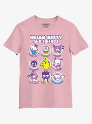 Hello Kitty & Dear Daniel Boyfriend Fit Girls T-Shirt