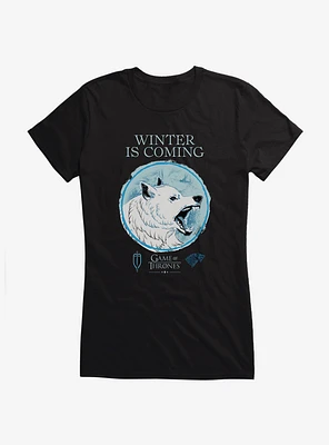 Game Of Thrones Winter Is Coming Girls T-Shirt