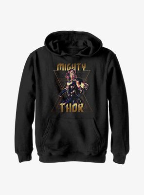 Marvel Thor: Love and Thunder Metal Lady Thor Youth Hoodie