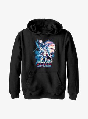 Marvel Thor: Love and Thunder Portrait Thor Youth Hoodie