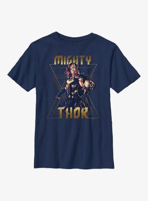 Marvel Thor: Love and Thunder Metal Lady Thor Youth T-Shirt