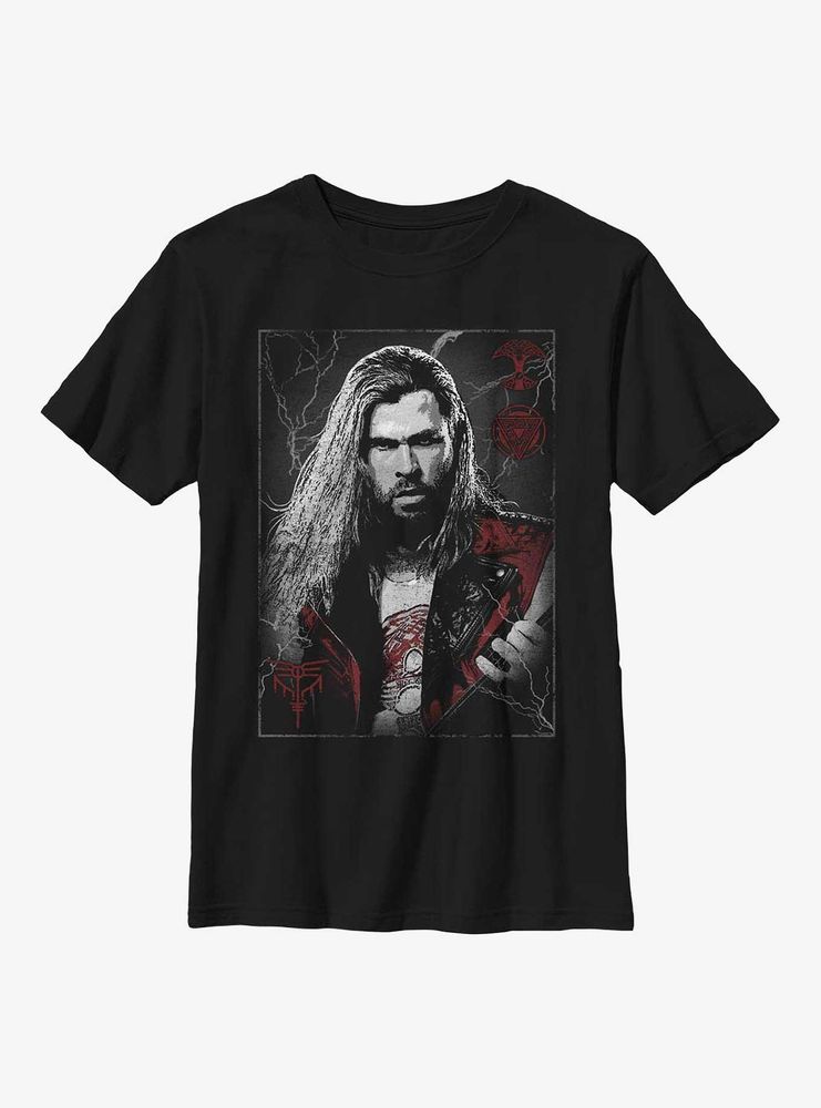 Marvel Thor: Love and Thunder Metalhead Thor Youth T-Shirt