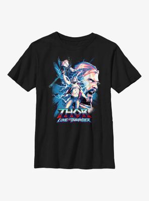 Marvel Thor: Love and Thunder Portrait Thor Youth T-Shirt