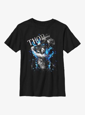Marvel Thor: Love and Thunder Fire Youth T-Shirt