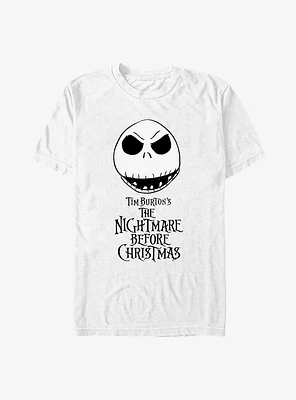 Disney The Nightmare Before Christmas Jack Face T-Shirt