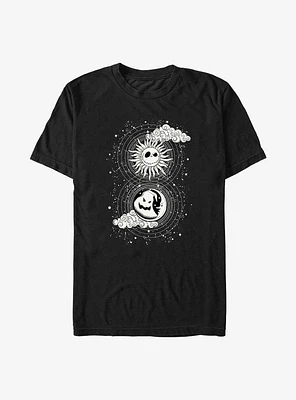 Disney The Nightmare Before Christmas Jack and Oogie Celestial Clouds T-Shirt