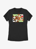 Disney Chip 'n Dale Peek Box Womens T-Shirt