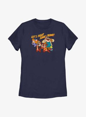 Disney Chip 'n Dale Fight Some Crime Womens T-Shirt